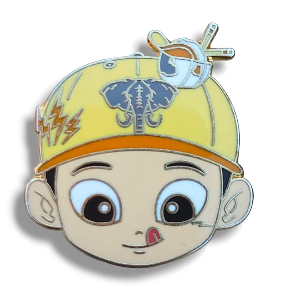 Rammfireds‎ 1st Edition Enamel Pin Cartoon Character Helmet Elephant Propeller